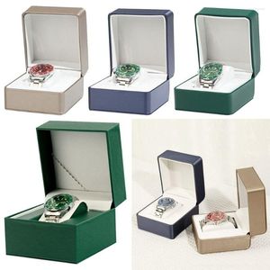 Watch Boxes Fashion Leather Display Box Jewelry Storage Portable Bracelet Watches Wrist Holder