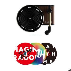 CAR DVR CAR AIR FRESHENER Diffusor för diffusorer Retro Record Player Decor Dropship Drop Delivery Mobiles Motorcyklar Interiör Accesso Dhoop