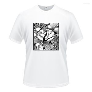 Herren-T-Shirts, Anime-Kunst, Leinwanddruck, Baumwollhemd, Herren, klassisch, bequem, Sommer-T-Shirt, kurzärmelig, modisch, Fitness, Basic-Unterhemd