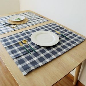 Tkanina stołowa 6pcs/działka 50x70 cm Duster Skulowanie chłonne bawełniane szklane kubek Czyszczenie ręczniki kuchenne Małe obrus