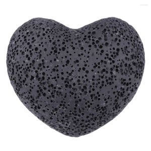 Sacchetti per gioielli TUMBEELUWA 1 lotto (3 pezzi) Lava Rock Stone Puff Heart Pocket Worry Healing Palm Chakra Reiki 1.7 ''