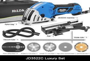 JD3522C Mini Electric Circular Saw DIY Multifunktional Electric Sägewerkzeuge Rotationswerkzeugkreissägeklingen für Wood7584854