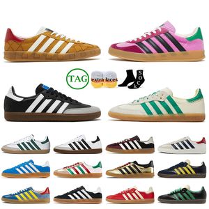 Samba Casual Designer Shoes Gazelle Sneakers dames heren gazelles og monogram roze fluweel witte zwarte Wales Bonner Cream Loafers Sambas sporttrainers maat 36-45