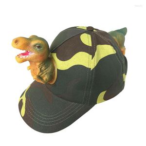 Ball Caps 3D Dinosaur Outdoor Cap Adjustable Cotton Men Women Multicolor Baseball Leisure Sun Camouflage Hat