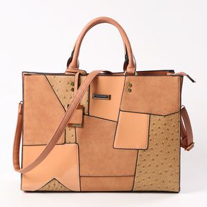 HBP Fashion Shopping Handbag Totes Bag Irregular Splice Womens Shoulder Bag