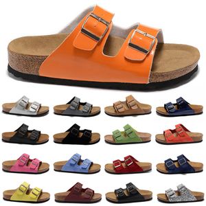 Designer Sandaler Microfiber Slides Woody Slider Flip Flop Dust Dust Black Grey White Sky Blue Red Yellow Mens Inomhus utomhus M￤n kvinnor Arizona Vegan 35-46