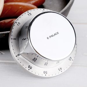 Kitchen Timers 60 Minutes with Magnetic Base Gadgets Cooking Tools Stainless Steel 230217