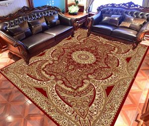 Ковры винтажный ретро -персидский стиль цветочный коврик без вымываемого ковра для спальни гостиной кухня коврики коврики tapiscarpe5177207