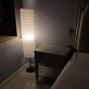 Floor Lamps Nordic Style Simple Lamp Light Cover Decor For Living Room Bedroom Study Bedside El Decoration Foldable Paper LampshadeFloor