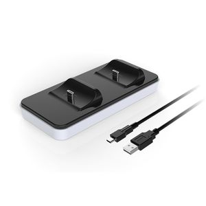 PS5 Stolik ładowania PS5 Podwójny osobę ładowarkę PS5 Ładowarki kontrolera bezprzewodowego mini USB ładowarka portu DHL