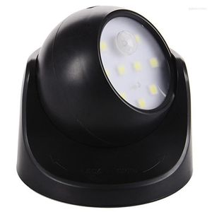 Sensor de movimento da lâmpada de parede LED Night Light Wireless Induction Bateria portátil operada para o quarto do corredor