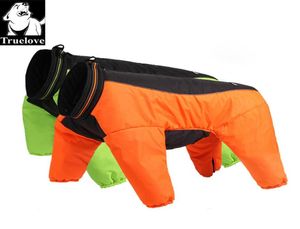 Truelove Winter Pet Dog Колочке Поволочная одежда на открытом воздухе теплое большая маленькая собачья водонепроницаем