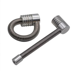 R￶kande r￶r 100 mm L￥ngt litet r￶r Foreign Metal Pipe Spring Form Metal Pipe