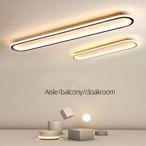 Taklampor akrylremsa ljuskronor med spotlight sovrum gång lampa belysning modern vardagsrum kök installationceiling