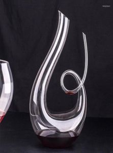 Şarap bardakları Avrupa tarzı salyangoz kırmızı dökme seti şeffaf kristal yüksek ayak cam4034861
