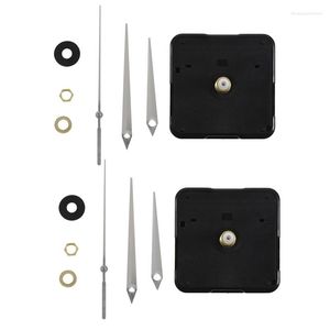 Watch Repair Kits 2X DIY High Torque Clock Mechanism 3/ 10 Inch Maximum Dial Thickness 4/ 5 Total Shaft Length (White)