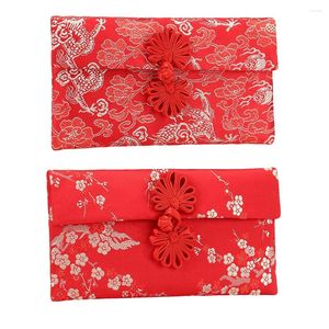Gift Wrap 2 Pcs Year Red Pocket Bags Hong Bao Spring Festival Wedding Envelopes Envelope Personality Money Pouch