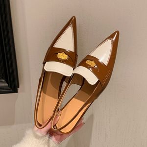 우아한 Slingbacks 여성 패션 키튼 힐 여름 웨딩 신부 펌프 레이디 펌프