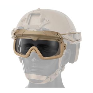 Utomhus Eyewear Tactical Paintball Goggles UV Protection Militära sportglasar Jakt Vandring Motorcykel Ridning Vindtätig Eyewearoutd2531