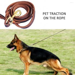 Dog Collars Training Fashion Pet Braided Faux Leather Walking Leash German Shepherd Gift Supply Supplies 2023