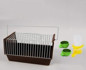 Bird Cages Hanging Box Cage Feeder Mini Stainsteel Metal Canary Parrot Aviary Nidos Para Pajaros Pigeon Supplies DL60NL1332840