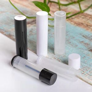 Perfume Bottle 100Pcs 5ml Empty Lip Gloss Tubes Cosmetic Containers Wholesale Lipstick Jars Balm Tube Cap Container Travel Makeup Tool Lip Balm 230217