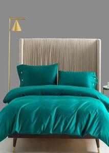 Bettwäsche -Sets ägyptische Baumwoll Bettbedeckungsabdeckung Set Feste Farbe Ultra weich
