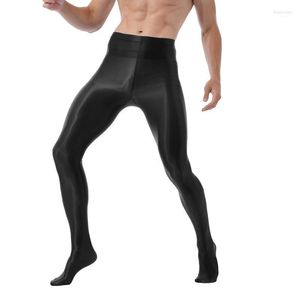 Męskie spodnie męskie gimnastyka balet taniec joga legginsy modowe błyszczące rajstopy trening fitness trening sportowy spodni rajstopy pantsmen's b