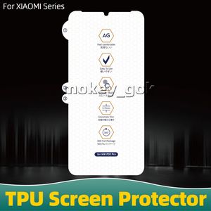 Ultra-Thin AG TPU Screen Protector 3D Curved Protective Film för Xiaomi 12 Pro 11 Ultra 12s Civi2 Mix4 13Pro