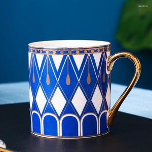 Filiżanki spodki nordycki luksusowy ceramiczny kubek zwierzęcych Moderniminimalist w domu popołudniowa herbata kawa mlekiem owocu błyskawiczne napój kubek withlidspoon