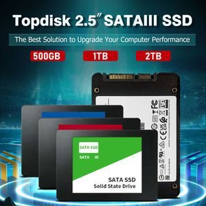 Orijinal 2 TB SSD SATAIII 2.5 QuotsSD sabit disk sürücüsü 1TB 500GB yüksek hızlı aktarım PC/Dizüstü MA için dahili katı hal sürücüsü