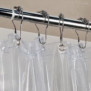 Bath Accessory Set Happy Tree Brass Gourd Ball Beaded Shower Curtain Hooks Lucky Bathroom Hook 12pcs Metal Rings