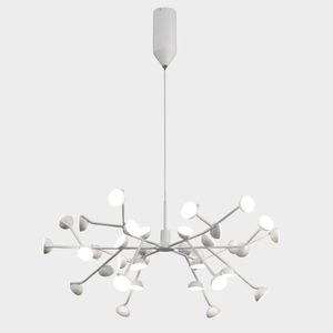 Plafoniere Lampadario a Led Luminoso 72w 96w Ramo di un Albero in Acrilico Nero Bianco Per Sala da Pranzo Camera da Letto SoggiornoSoffitto