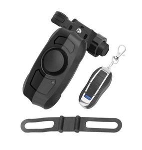 110dB USB Recarregável sem fio Antitheft Vibration Motorcycle Bike Bicycle Security Lock Alarm com controle remoto P08242861854