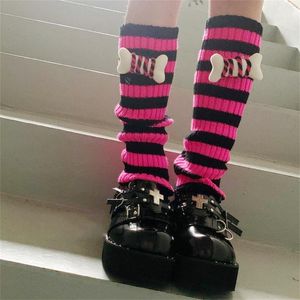 Women Socks 24 Colors Pair Stripe Patchwork Blood Pattern Stockings Daily Holiday For Female