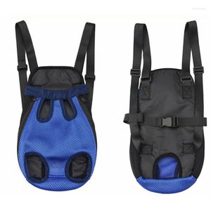 Dog Car Seat Covers Durable Portable Pet Front Chest Backpack Carrier Bag Comfortable Shoulders Carrying Supplies Dogs