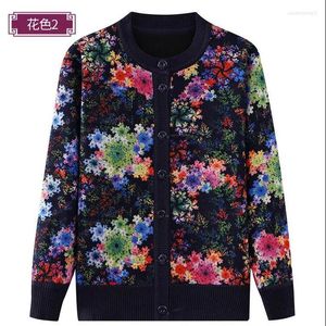 Camisolas femininas 2023 Mulheres de malha do cardigan Sweater Coats Autumn Winter Knitwear Top