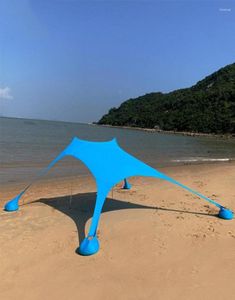 Carpas y refugios Beach Camping Toldo impermeable Refugio solar Sunshade Canopel al aire libre Patio Pool Tades Sweed Tapacha7467161111