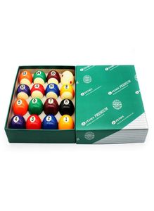 Бильярдные шарики 572 мм биллиардный стол, играющий в зеленую коробку 4A качество 214 -дюймового бассейна набор 16x 2211076120764