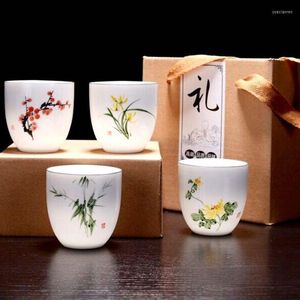 Cups Saucers Home Master Pure Hand-Painted Ceramic Stor individuell enkel kopp te kreativ