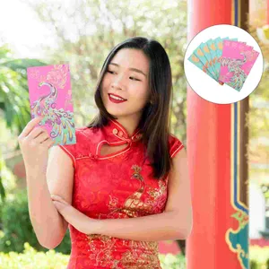 Gift Wrap Red Envelopes Year Money Chinese Lucky Bao Hong Packet Envelope Packets Cash Multi Wedding Gifts Party Christmas