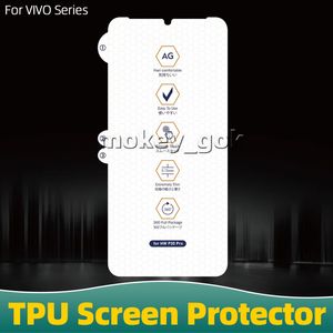 Ultra-Thin AG TPU Screen Protector 3D Curved Protective Film för Vivo S12/S12 Pro x90 x60 x80 x70 IQOO 8Pro 10pro