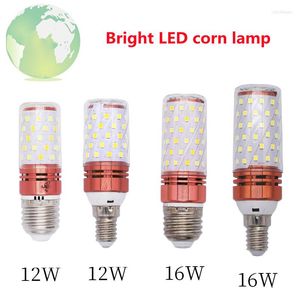 مصباح ذرة أضيء 12W 16W 20W SMD 2835 220V LAMPADA LAMP شمعة شمعة ضوء شمعة