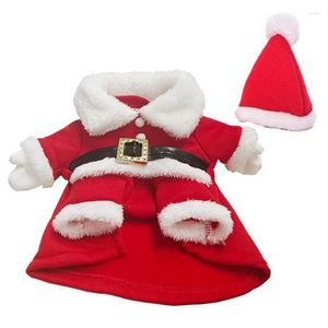 Dog Apparel Legendog Costume de animais de estimação Função engraçada de Papai Noel Roupas de inverno com chapéu Supplies Acessórios para roupas