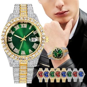 Новая внешняя торговля, взрывная инкрустация алмаза, полная буровая римская мода с календарями мужские и женские производители часов