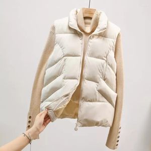 Kvinnors västar mode ner bomullsväst kvinnorkläder 2023 Autumn Winter Coats Girls Wasitcoats ytterkläder Korta jackor JP293