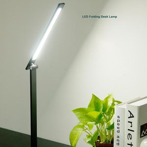 Lampy stołowe Smart Touch Składanie LED Lampa czytania Lampa sypialnia Bórze studentów Dormitorium Badanie ochrony wzroku wtyczka USB