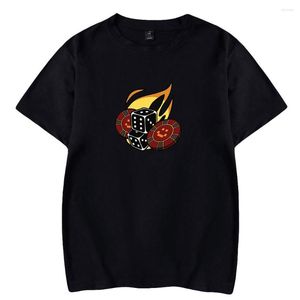 Men's T Shirts Quackity Las Nevadas Fire Black Original Cardinal Dream Team SMP Summer Harajuku Mens T-shirts Short Sleeves