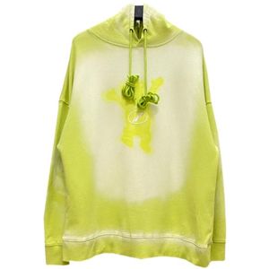 Men's Hoodies & Sweatshirts Tie Dye Faded Bear Welldone Hoodie Men Women Foaming Printing Hooded Loose We11done PulloverMen's