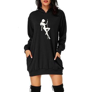 Kadın Hoodies Sweatshirt Sakin Sakin Pole Dans Kalp Kalp Yarışı Harajuku Hoodie Komik Sweatshirt Kadın Cepleri Giyim Moda Günlük Uzun Kollu Üstler 230220